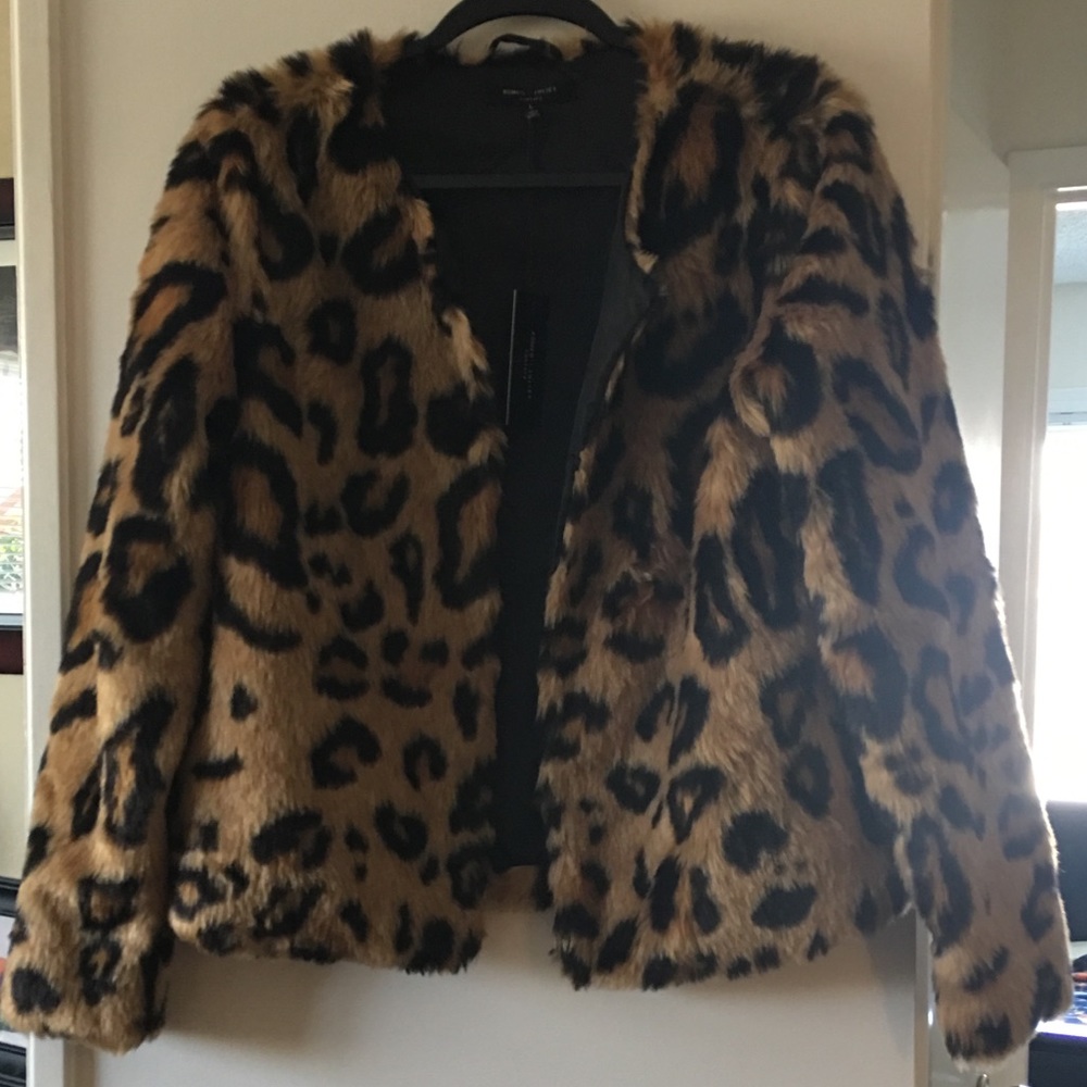 Faux Fur Cheetah Jacket